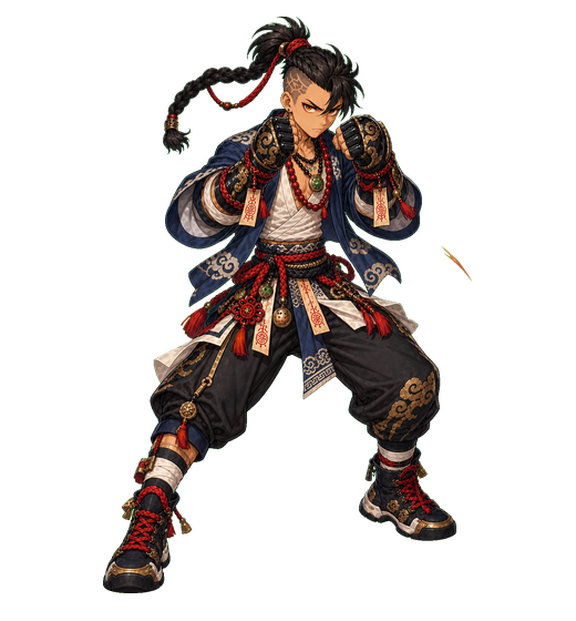符術拳鬥士角色造型